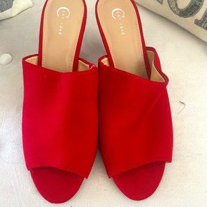 Red Cato Open Toe Mule